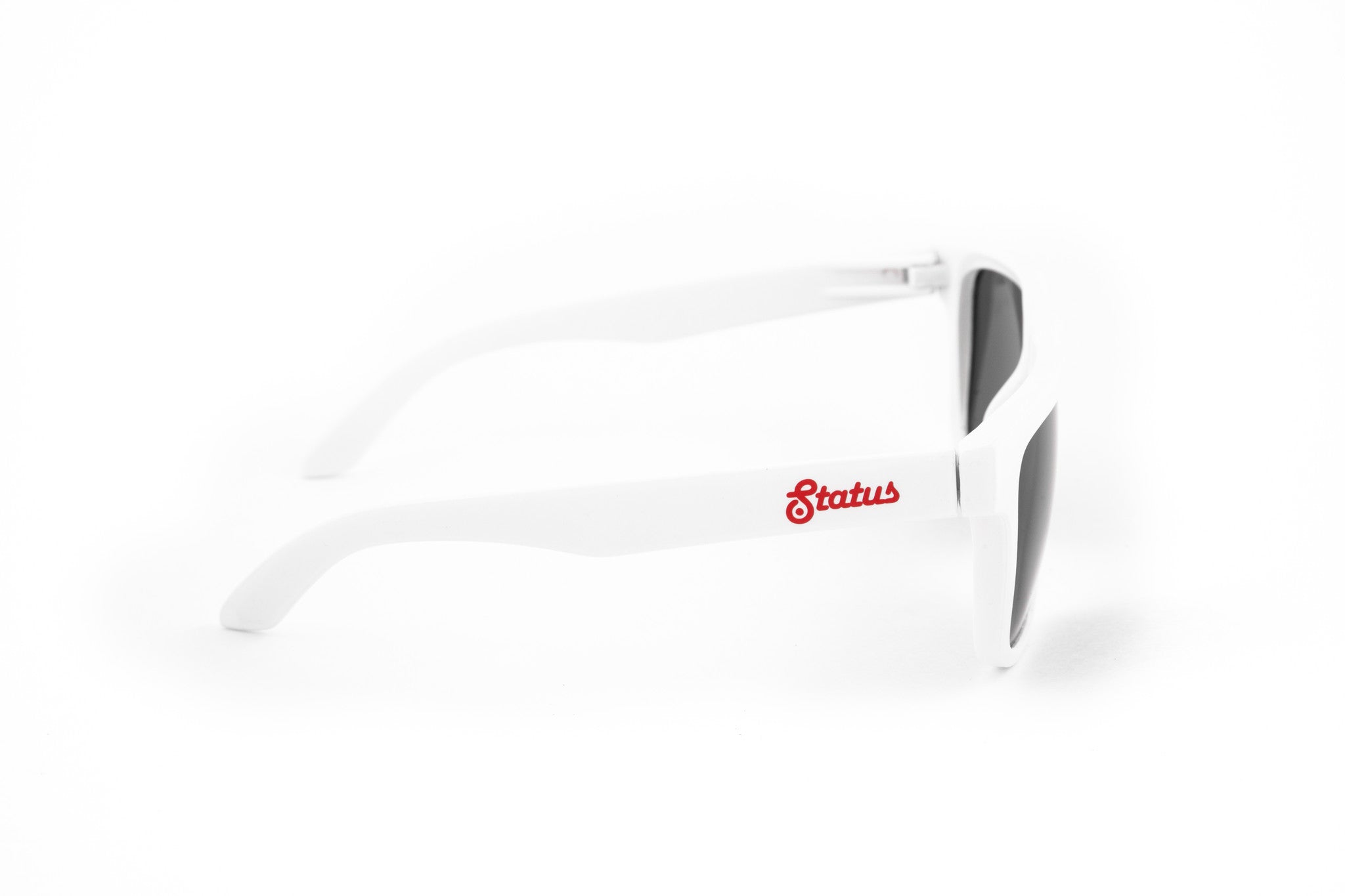 Polarized Solid White / Forged Gold | Status Shades