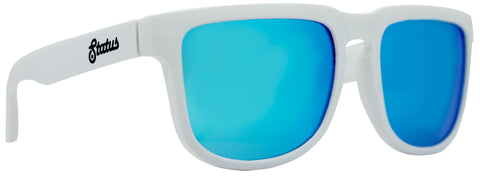Polarized Solid White / Ice Blue
